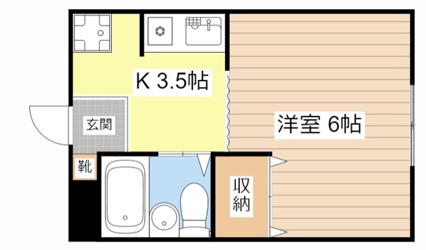 サテンドール草津の物件間取画像